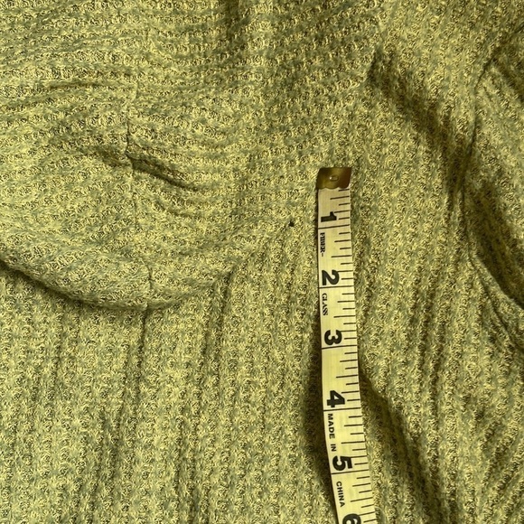 GURU Active Chartreuse Green Hooded Pullover Sweater Medium - Picture 7 of 9